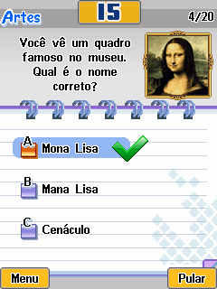 Teste cultural - jogos para celular - Gameloft