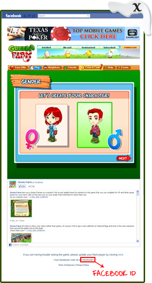 Facebook ID