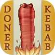 Doner Kebab: Salad, Tomatoes, Onions