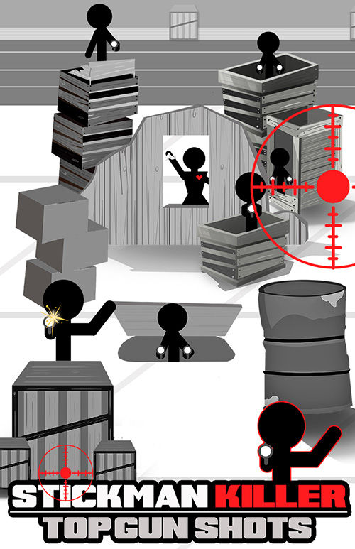 Stickman Killer: Top Gun Shots